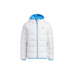 Adidas Logoprindiga soe kapuutsiga pikkade varrukatega udunjope unisex pealisr&otilde;ivas valge HZ2595 M