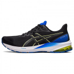 Asics GT 1000 12 Must Sinine Kollane Meeste Tossud Helendav Kollane 1011B631-002 45