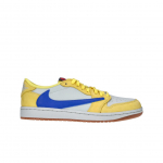 Travis Scott x Air Jordan 1 Retro Low OG SP Canary Naiste Tossud Kollane Racer-Blue Heleh&otilde;be DZ4137-700 35.5