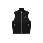 Jordan Essentials Monokromaatne Seisukrae T&otilde;mblukuga Vest Meeste &Uuml;ler&otilde;ivad Must FD8629-010 L