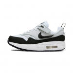Nike Air Max 1 EasyOn PS Puhta plaatina ja musta v&auml;rvi laste tossud Valge DZ3308-106 26