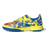 Adidas X Ghosted TF &Uuml;marots Mugavad Vastupidavad Madalad Laste Jalgpallijalatsid Laste Jalgpallijalatsid Sinine Kollane Punane GZ8705 36