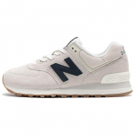 New Balance Nb 574 Retro libisemiskindlad madalad vabaajajalatsid Unisex toss Hall Valge U574NGB-D 44