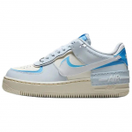 Nike Air Force 1 Low Shadow Blue Tint University Blue Naiste tossud DZ1847-400 37.5