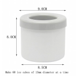 J&auml;&auml;&auml;mbri tassi vorm J&auml;&auml;kuubikute kandik Toiduklass Kiiresti k&uuml;lmutada silikoonist j&auml;&auml;masin Loov disain j&auml;&auml;&auml;mbriga viski&otilde;llemasin oranž