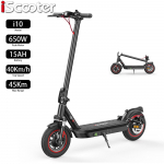 Electric Scooter Adult iScooter i10 650W Motor Electric City Scooter Top Speed 40Km/h 42V 15AH Range 45Km Load 120Kg 42V 15AH must
