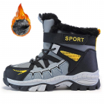 Talvesaapad Poiste Moodsad Fliisist Soojad K&otilde;rge S&auml;&auml;rega V&auml;litingimustes Puuvillased Saapad Lumesaapad Suurele Poisile Puuvillased Kingad 39