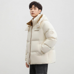 Kvaliteetne udunjope meestele s&uuml;gis-talve uus l&uuml;hike stiil lihtne soe jope S