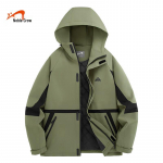 Guirenniao Unisex Winter Warm Hooded Padded Jacket L