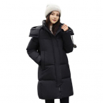 Talvine sulemantel Paksendatud polsterdatud kapuutsiga aluskrae taskud t&otilde;mblukuga suletavad taskud tuulekindlad soojust s&auml;ilitavad igap&auml;evased k&uuml;lma ilmaga &uuml;ler&otilde;ivad puuvillane jope M