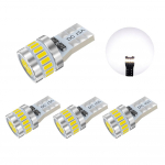 T10 LED Valge Plahvatuslik Valgus 4 tk Sisseehitatud CAN-dekooder LED T10 S&otilde;iduki Kontrolliga &Uuml;hilduv 4 pieces valge