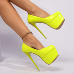 Suuruses Naiste 16cm K&otilde;rged Kontsad: 35-45 Taevak&otilde;rgune platvorm, madala l&otilde;ikega mikrokiust stiletod, suurused 41-42 44