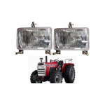 APSMOTIV Traktori esitulede komplekt Massey Ferguson 240 12V pirnidega MF 265-271-275-285-290 Landini 200 3000 300 6100 NA esituli puhas