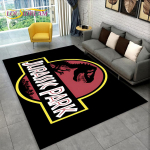 3D-koomiks Jurassic Parki dinosauruste ala vaip, suur vaip, elutoa diivani uksematt, libisemiskindel lapse p&otilde;randamatt 60*90cm