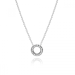 Pandora 397436cz Signature Heart Of Pandora H&otilde;bedane Kaelakee 397436CZ-45
