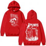 Rock Band The Exploited Graafiline Huppar Punks Not Dead Hupparid S&uuml;gis Talv Mehed Naised Hip Hop Gooti Punk &Uuml;le suurusega Dressipluus S