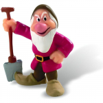 Kujuke Lumivalgeke ja 7 p&ouml;ialpoissi - Noris - BULLYLAND - 5.5 cm - Laps - Disney printsessid puhas
