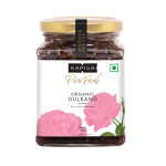 Kapiva Orgaaniline Gulkand Roosikupujamaa 300g | P&auml;ikesek&uuml;psetatud India Damaskuse roosid | 100% Looduslik