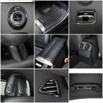 Mercedes Benz C klass W206 C200 C220 C260 C300 2022 2023 auto keskkonsooli osade &uuml;mberpaigutamine Kaunista viimistlus s&uuml;sinikkiust Style C LHD