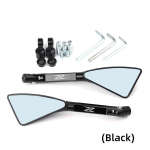 Universaalne mootorratta peegel CNC k&uuml;lgmine tahavaade Kawasaki Z900 Z1000 Z800 Z750 Z650 Z300 Z250 jaoks must