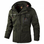 Keskmise pikkusega vabaaja jope Long Parka Cool trendikas mantel s&uuml;gisel ja talvel 3XL