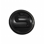 SKODA Esiosa ja Tagumine Auto Embleemi Kleebis 80MM 90MM 100MM 80mm Rear matt must v&auml;rv