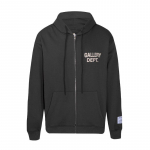 Unisex t&otilde;mblukuga dressipluus logotr&uuml;kiga sloganiga by Gallery Dept Medium tumehall v&auml;rv