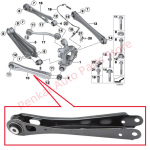 33326786978 Tagumine alumine &otilde;&otilde;tshoob BMW X3 F25 X4 F26 jaoks Left