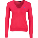 Polo Ralph Lauren tikitud hobuse logoga V-kaelusega pikak&auml;eline kampsun naistele 211719841-014 M