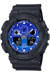 Casio Flame Inside seeria must G-Shock k&auml;ekell GA-100FL-1AJF Meeste