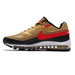 Nike Air Max 97 Bw Metallik Kuldne &Uuml;likoolipunane Must AO2406-700 42.5