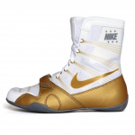 Nike HyperKO Slip Resistant Abrasion Resistant High top Training Shoes Unisex White Gold 634923-107 39