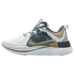 Li Ning Spark Slip Resistant Abrasion Resistant Low top Sports Casual Shoes Men's White AGLR085-1 40 gray