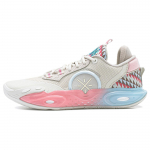 Li Ning All City 12 Slip Resistant Low top BOOM Technology Basketball Shoes Men's Beige ABAU015-5 45