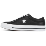 Converse Leather One Star Low Top 'Black White' 163385C 35