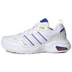 Adidas Neo Strutter Mesh, Textile Sports Slip Resistant Abrasion Resistant Low top Casual Shoes Men's White Blue Yellow EG8382 41⅓