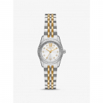 Michael Kors Petite Lexington pav&eacute; kahev&auml;rviline k&auml;ekell MK4740 valge
