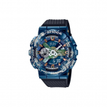 CASIO Meeste T&auml;ismetallist Seeria 51,9 mm Sinine Kell GM-110EARTH-1APF Regular Watch Box