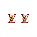 Louis Vuitton emailitud metallist k&otilde;rvar&otilde;ngad Naiste k&otilde;rvar&otilde;ngad Bordeaux-punane M01723 Basic Packaging-Dust Bag+Box