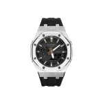 CASIO Custom Collection Kvartsmehhanismiga Kummirihmaga K&auml;ekell Unisex Must T&auml;hik GA-2100-1A1(Watch8--) black