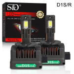 2 tk 60000 lm D3S LED-esitulepirnid D1S D2S D4S D8S D1R D2R D3R D4R D8R 140W Turbo CSP LED Kahekordne Vasktoru Valgusti BMW Benzile Canbus Esitulelatern 6500K D1S/D1R