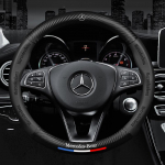 GLC GLB Mercedese m&auml;rk Nahast roolikatte Auto stiilimine Mercedes Benzi AMG W203 W206 W220 W205 W211 W212 W201 W210 W jaoks