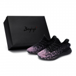 Adidas Originals Yeezy Boost 350 V2 Casual Shoes Unisex Low top Pink HQ4540(Team80-S-BOX) 36