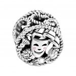 Pandora Naeruv ja Nutune N&auml;gu Draamamaski V&otilde;lu Unisex V&otilde;lud 799331C01 925 Sterling Silver