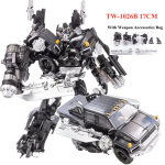LAOS BAIWEI 17CM Muundatavad m&auml;nguasjad Poisid TW-1026 Filmisarja KO SS14 SS-14 Anime tegelaskuju Robotauto Laste kingitus TW1026 gray