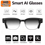 2026 Uued 8K HD AI Nutiprillid Meestele Chat GPT 800MP Kaamera Bluetooth K&otilde;ne AI T&otilde;lge H&auml;&auml;lassistendi Juhtimine P&auml;ikeseprillid Naistele hall