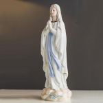 Jeesuse Kristuse Kuju Skulptuur Maarja Kujuke Figuur Kristlik Katoliiklik P&uuml;ha Eseme Kaasaegne Kodu Keraamiline Kaunistus