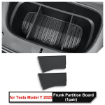 for Tesla Model Y Juniper 2025 Frunk Storage Box Partition Board Front Trunk Organizer Stowing Parts Modification Accessories for Model Y 2025 gray