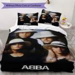 ABBA Mustriga Voodipesu Tekikott Padjap&uuml;&uuml;r Kodu Kaunistus S&uuml;nnip&auml;evakingitus (1 * tekikott + 2 * padjap&uuml;&uuml;ri ilma s&uuml;damikuta)04 135x200cm