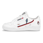Adidas Originals Continental 80 J Slip Resistant Low top Kids' Skateboarding Shoes White Blue Red Teenagers FX6067 38 white